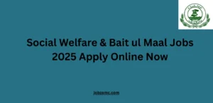 Social Welfare & Bait ul Maal Jobs 2025 Apply Online Now